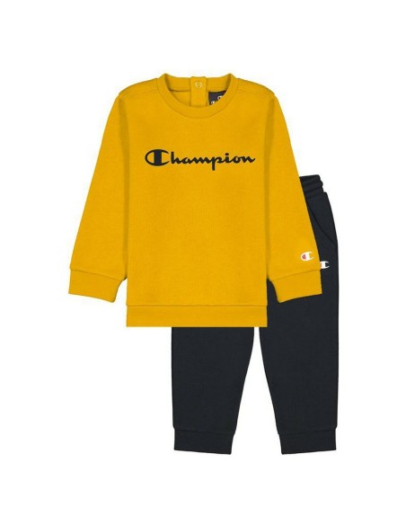 Tuta per Neonati Champion Crewneck Baby Giallo