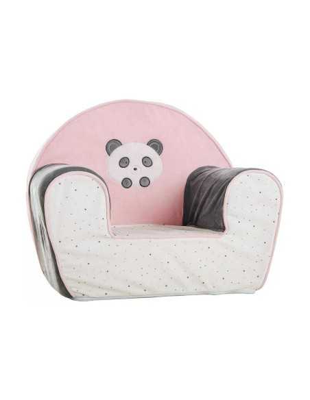 Fauteuil pour enfant Ours Panda Rose clair 44 x 34 x 53 cm