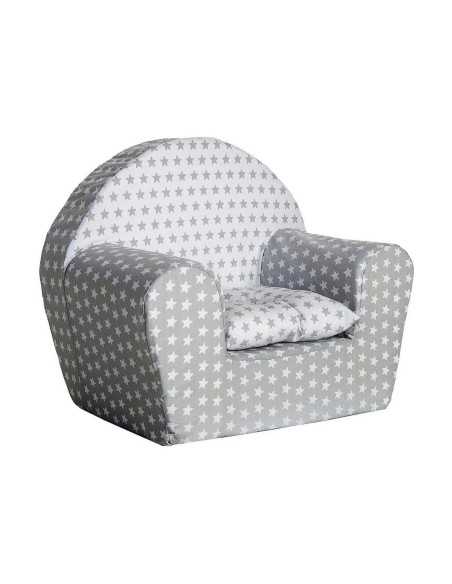 Fauteuil pour enfant Gris Etoiles