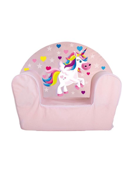 Child's Armchair Light Pink Unicorn