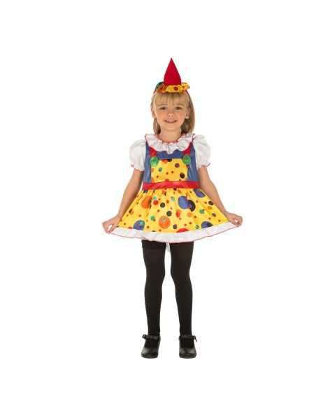 Costume for Children My Other Me Male Clown Rainbow 1-2 years Yellow (2 Pieces)