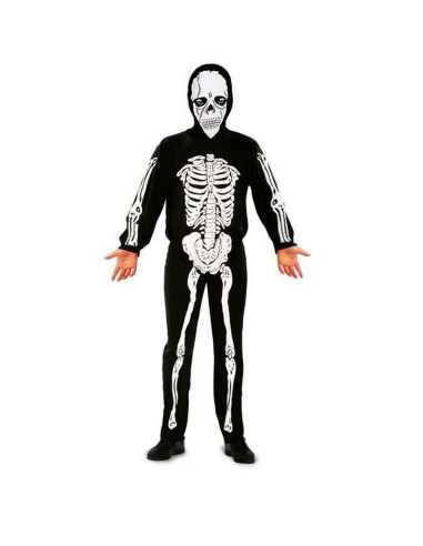 Costume for Children My Other Me Skeleton 7-9 Years Black (2 Pieces)