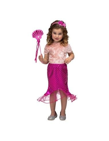 Costume per Bambini My Other Me Rosa Sirena 3-6 anni