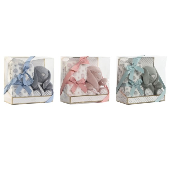 Baby-Geschenk-Set Home ESPRIT Blau grün Rosa Polyester (3 Stück)