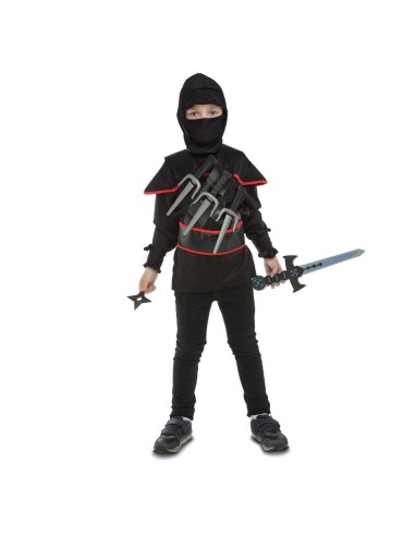 Déguisement pour Enfants My Other Me Ninja 3-5 ans Noir (5 Pièces)