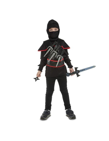 Costume for Children My Other Me Ninja 3-5 years Black (5 Pieces)