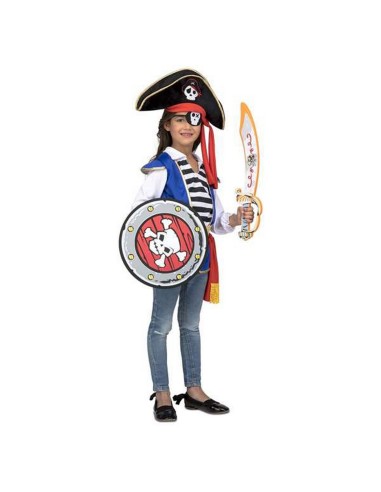 Costume for Children My Other Me Pirate Black Red