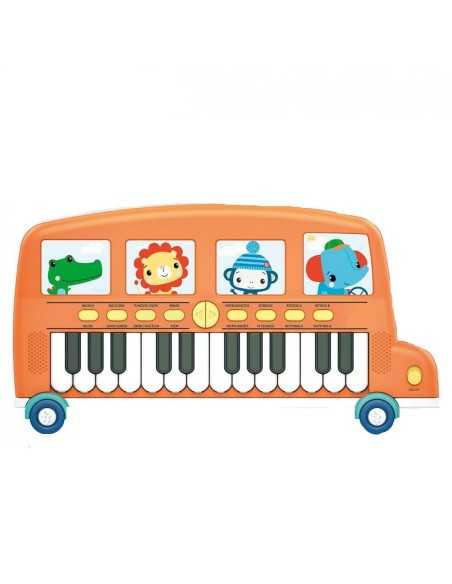 Pianoforte giocattolo Fisher Price Pianoforte Elettrico Autobus (3 Unità)