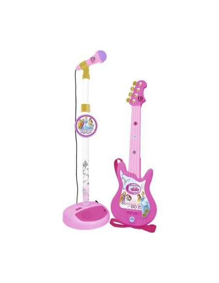 Kindergitarre Disney Princess Mikrofon Rosa Disney Prinzessinnen