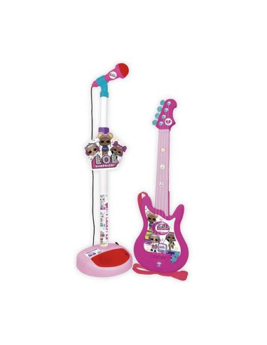 Guitare pour Enfant LOL Surprise! Microphone Rose