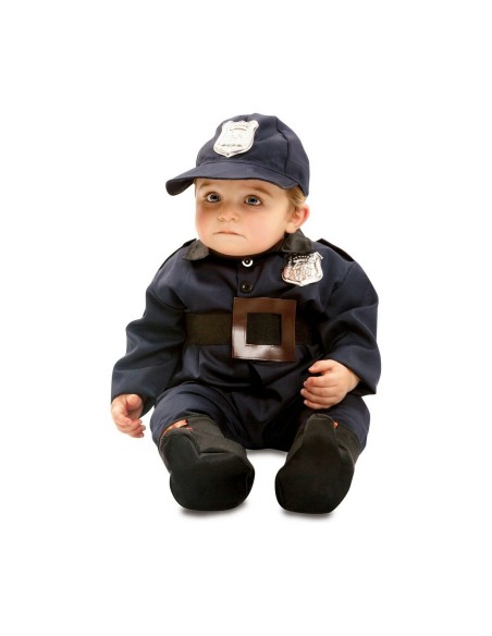 Déguisement pour Bébés My Other Me Bleu Police (4 Pièces)