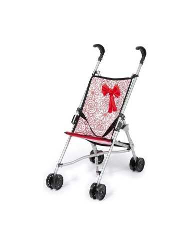 Poussette pour poupées Reig Parapluie Blanc Rouge Princesse