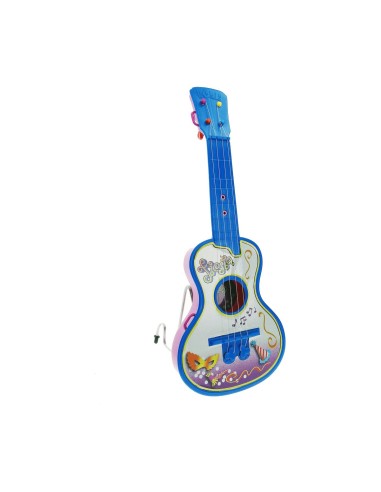 Guitare pour Enfant Reig Party 4 Cordes Bleu Blanc