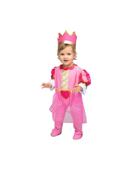 Costume per Neonati My Other Me Rosa Principessa (2 Pezzi)