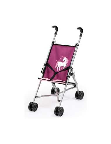 Doll Stroller Reig Purple Umbrella Unicorn