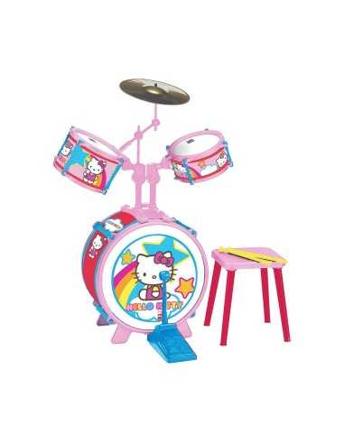 Batteria Musicale Hello Kitty Plastica