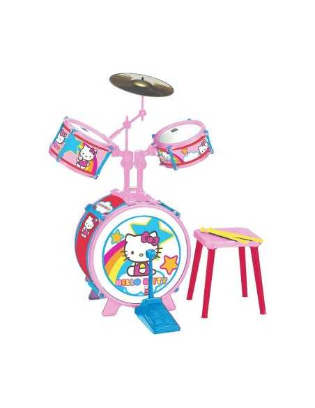 Batteria Musicale Hello Kitty Plastica