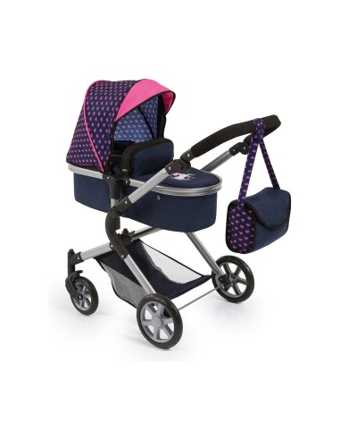 Doll Stroller Reig Combi Neo Pro Navy Blue 63 cm