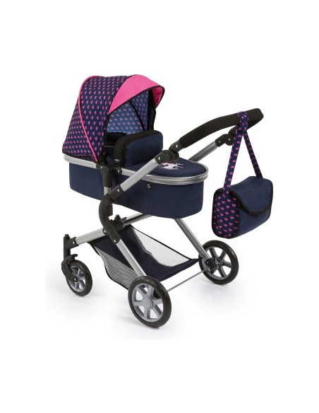 Doll Stroller Reig Combi Neo Pro Navy Blue 63 cm