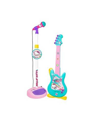 Guitare pour Enfant Hello Kitty Microphone