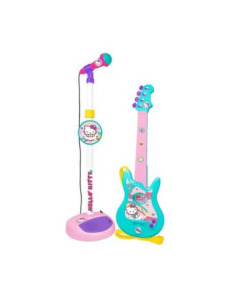 Guitare pour Enfant Hello Kitty Microphone