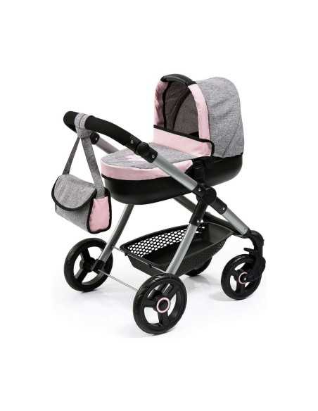 Carrozzina per Bambole Reig Stule Pram Grigio 63 cm