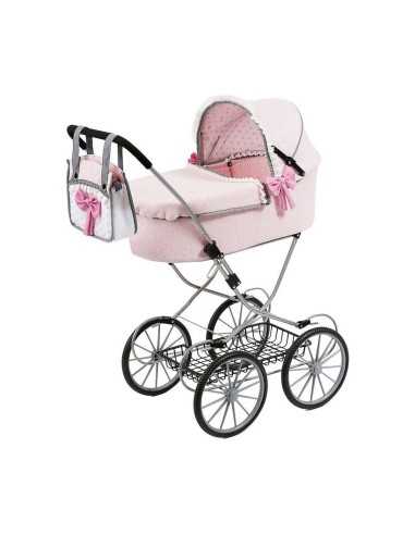 Carrozzina per Bambole Reig Dolls Pram Rosa 64 cm