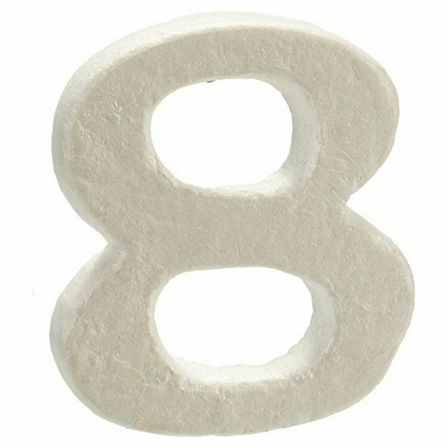 Numéro Numéro 8 polystyrène 2 x 15 x 10 cm (12 Unités)