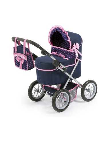 Doll Stroller Reig 45 cm Navy Blue