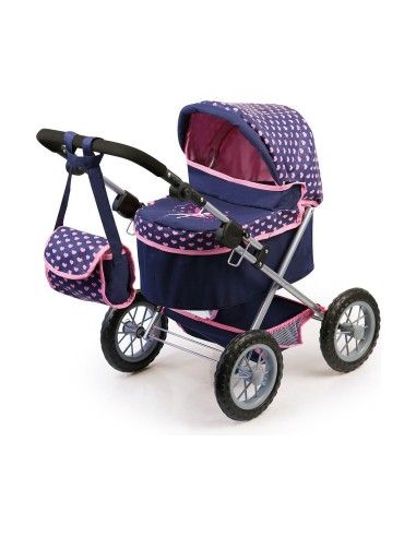 Doll Stroller Reig Trendy Royal Special Version Blue Pink 45 cm