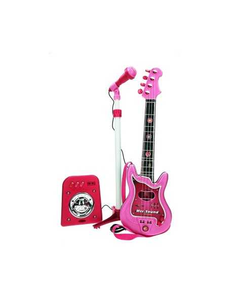 Chitarra da Bambino Reig Microfono Rosa