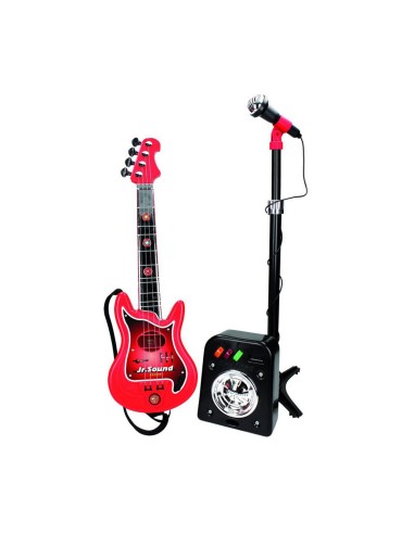 Baby Guitar Reig Microphone Red