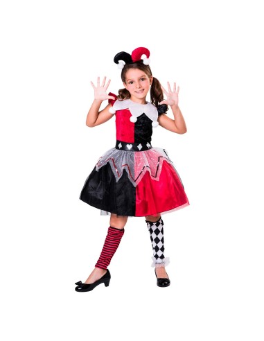 Déguisement pour Enfants My Other Me Arlequin 5-6 Ans Rouge