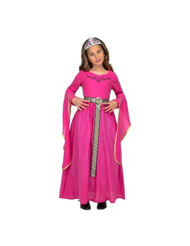 Déguisement pour Enfants My Other Me Rose Princesse Médiévale 5-6 Ans