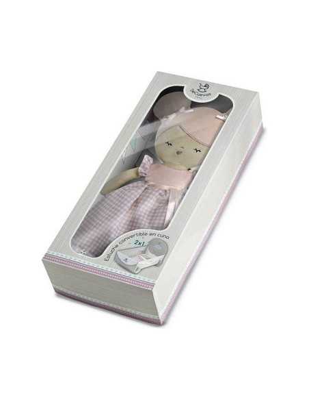 Rag Doll Decuevas Niza Case that converts into a cot 36 cm Fluffy toy