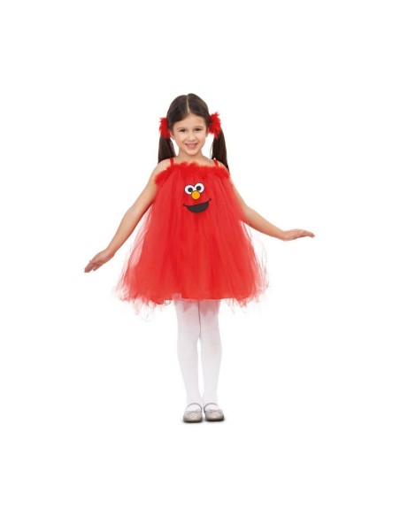 Costume per Bambini My Other Me Elmo Sesame Street Rosso (2 Pezzi)