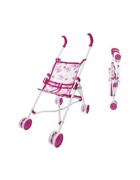 Doll Stroller Reig Foldable Pink 25,5 x 41,5 x 55,5 cm