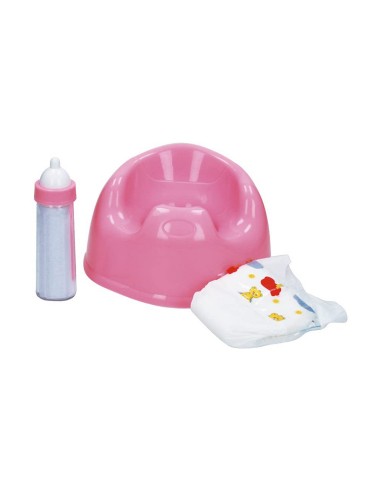 Accessoires pour poupées Reig Biberon Couche Pot