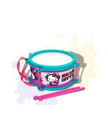 Drum Hello Kitty Blue Pink 16 cm