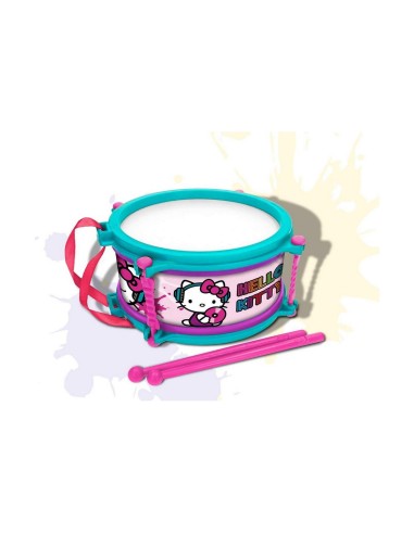 Trommel Hello Kitty Blau Rosa 16 cm