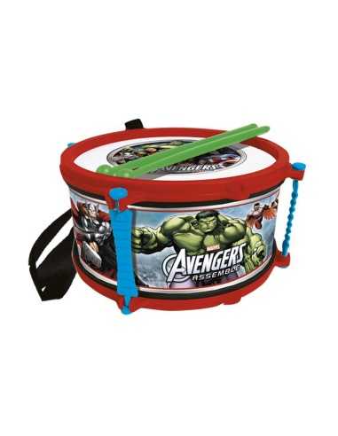 Tambour The Avengers Bleu Rouge Plastique