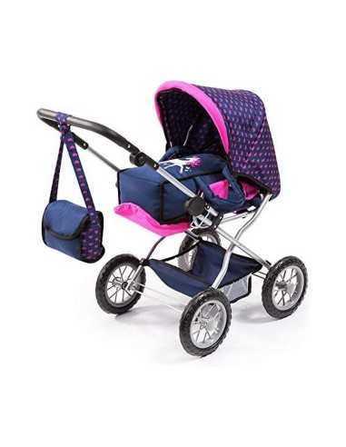 Doll Stroller Reig Big Combi Blue Pink