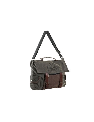 Shoulder Bag DKD Home Decor Bicycle 48 x 10 x 37 cm Grey Brown