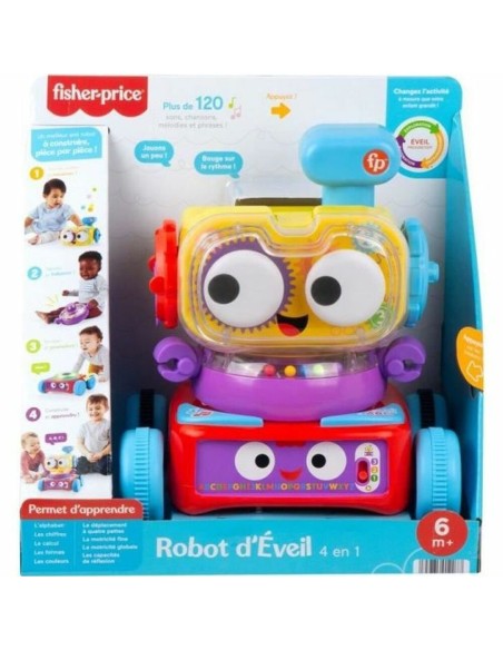 Pista con Rampe Fisher Price Jo the Robot 4 in 1