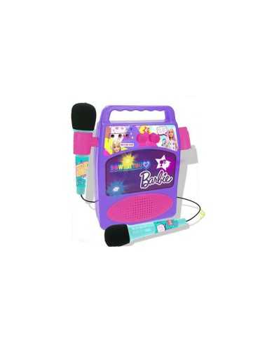 Enceinte avec Microphone Karaoké Barbie