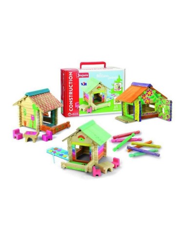 Minihaus Fisher Price Jeujura House To Paint 65 Stücke Farbe