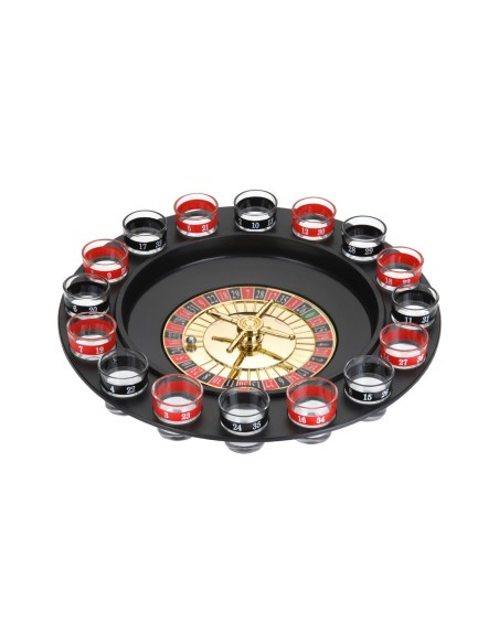 Jeu à boire Casino Roulette ‎90267 18 pcs verre