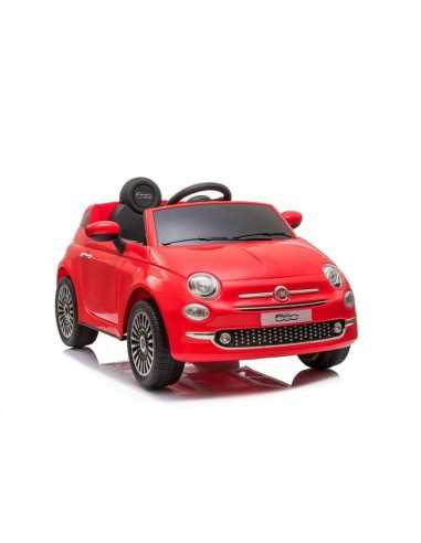 Voiture électrique pour enfants Injusa Fiat 500 Rouge Télécommandé