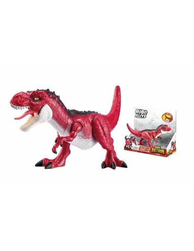 Dinosauro Zuru Robo Alive: Dino Action T- Rex Rosso Statuetta Articolata