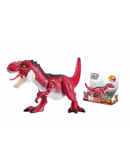 Dinosauro Zuru Robo Alive: Dino Action T- Rex Rosso Statuetta Articolata